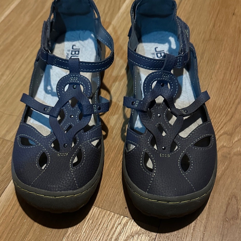 JBU Navy Sandals